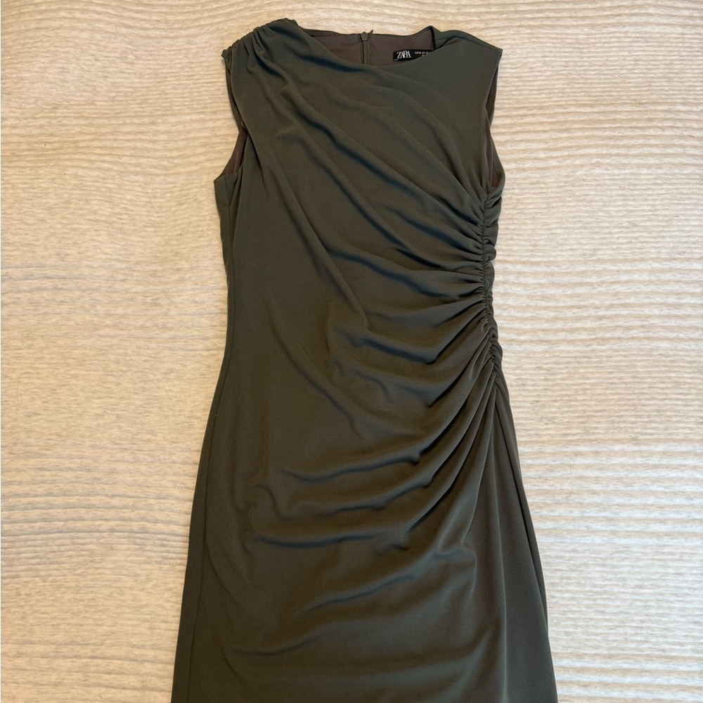 Zara Olive Mini Dress